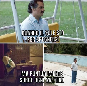 Il sole che non splende