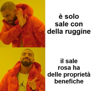 Drake usa solo il sale rosa