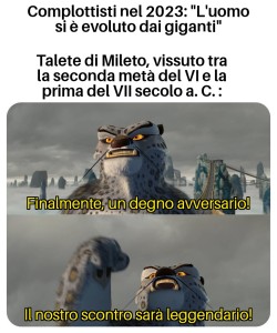 Talete vs complottisti