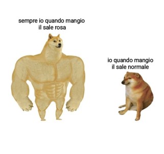 STAI MALE!? mangia sale rosa