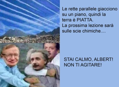 Terra piatta, scie chimiche e altre assurdità